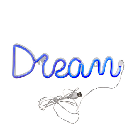 Dekorativní LED lampa na baterie 3W White Neon Sanico Goldlux