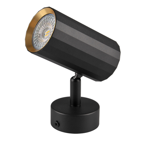 GU10 Black Gold NICEA Sanico Goldlux nástěnné a stropní reflektorové reflektory