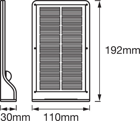 LED reflektor 3W 320lm 4000K Silver se senzorem pohybu a soumraku LEDVANCE DOORLED Solar