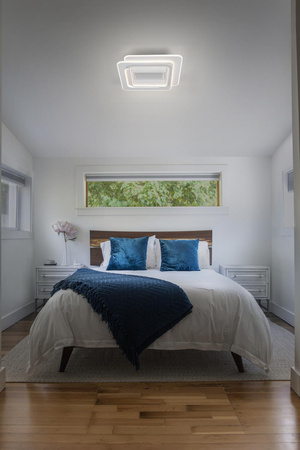 Plafond LED povrchová montáž 55W 3100lm 3000K - 6500K CCT stmívatelná bílá 55,5cm stropní ledvance