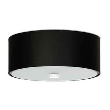 Stropní svítidlo LED SKALA 3xE27 Kruhové svítidlo 30 cm černé SOLLUX
