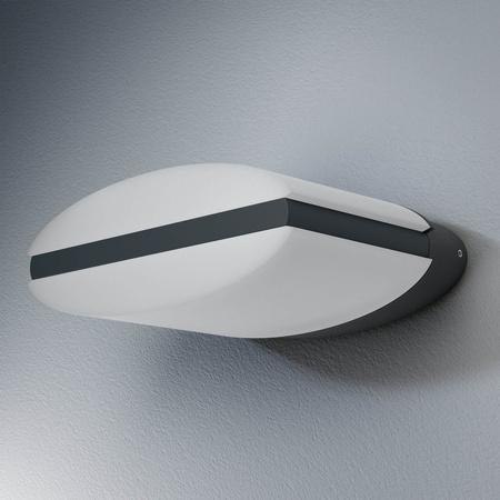 Venkovní fasádní nástěnné svítidlo Grey 12,5W 3000K Warm IP44 ENDURA STYLE Ellipse LEDVANCE