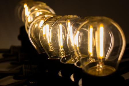 Venkovní zahradní girlanda světelný řetěz 20m 20xE27 LED 1.3W