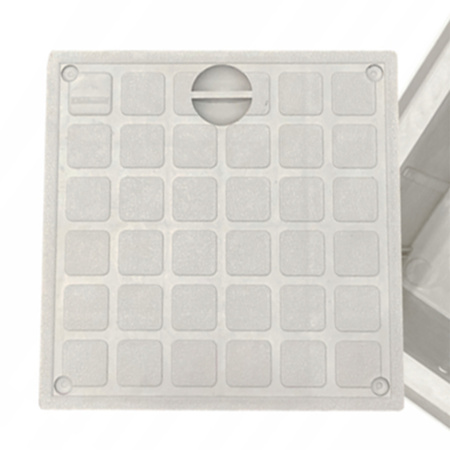 Pozemní kontrolní a měřicí šachta pro ochranu před bleskem R.8170 198x198x200mm Malý PAWBOL