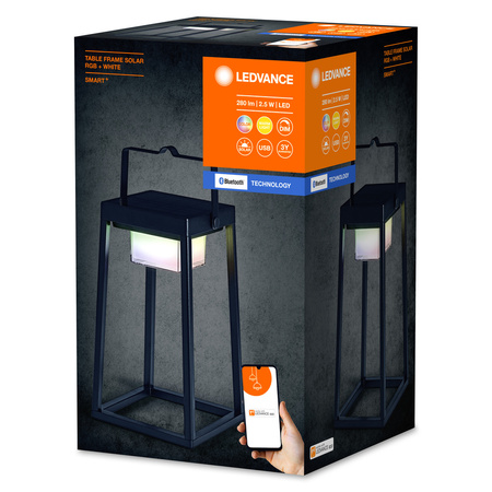 Zahradní lampa Inteligentní solární RGB+W IP44 SMART+ BLUETOOTH LEDVANCE Geometric
