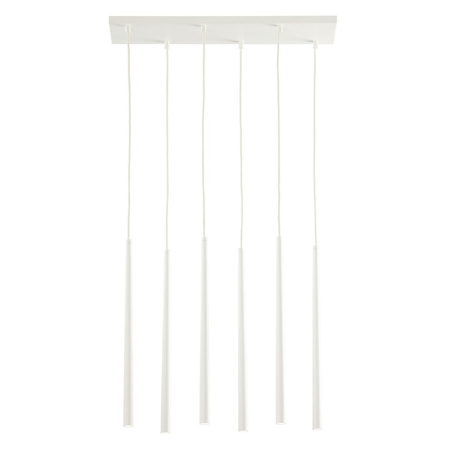 PIANO WHITE Závěsný lustr Icicles White Modern 6xG9 6428 TK Lighting