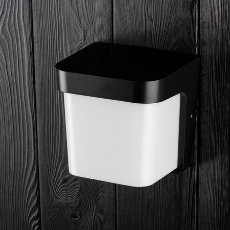 Zahradní nástěnné svítidlo E27 Elevation BLACK Square CORGI