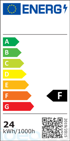 LED stropní svítidlo CASPER 24W 4000K černá