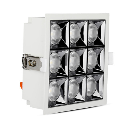 LED Spot 36W 2700K Fixed SMD SAMSUNG CHIP Square VT-2-36 V-TAC svítidlo pro vestavnou montáž