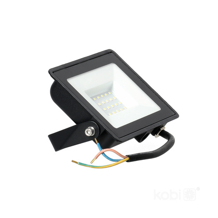 Venkovní zahradní LED reflektory 30W 2505lm 6500K Cold 120° IP65 IK05 Black MH Kobi