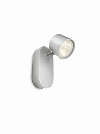 Stropní svítidlo LED STAR 4,5 W 2700K Stmívatelný reflektor Pohyblivé svítidlo Hliník PHILIPS