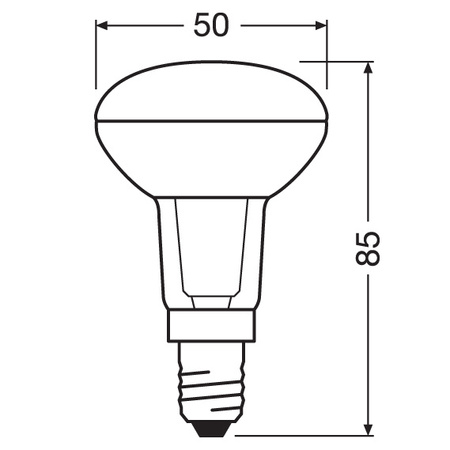 LED žárovka E14 R50 1,5W = 10W 110lm 2700K Warm 36° OSRAM Parathom