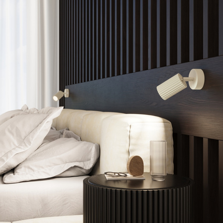 Nástěnné svítidlo Reflektor Tuba Spot GU10 Beige Carbon Deep Space SL.1598 Sollux