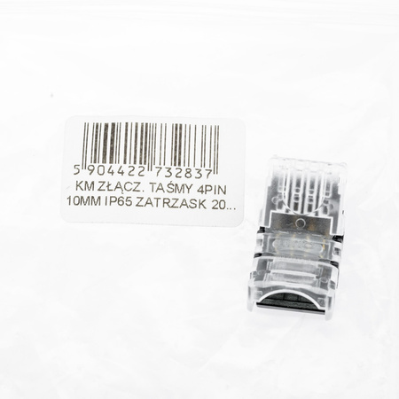 Konektor pro 4PIN RGB LED pásky. 2-stranný. 10mm západka