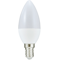 LED žárovka C37 E14 7W 640lm 3000K Warm 150° Sanico Goldlux