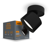 Nástěnné svítidlo Nástěnné svítidlo 1x GX53 Black Videx