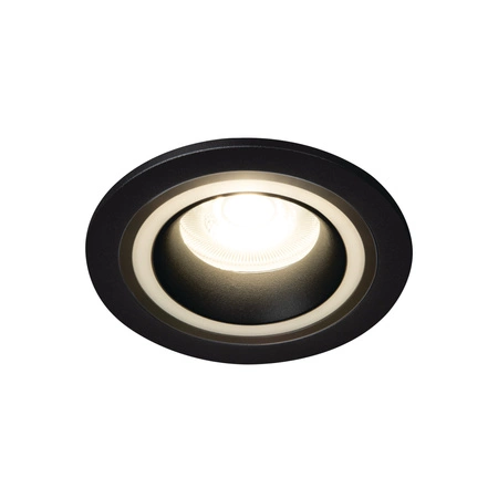 Kruhové halogenové stropní bodové svítidlo LED GU5.3 GU10 Black Feline Kanlux Flush-mounted Halogen Spot Luminaire
