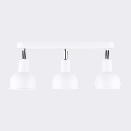 Stropní svítidlo ELBA 3xE27 Reflektor Moving white Loft SOLLUX