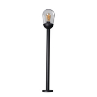 LIEGO E27 IP44 97cm Černá venkovní sloupová zahradní lampa KANLUX