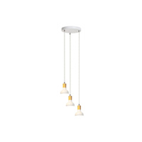 Stropní závěsné svítidlo 3 x E14 White Scandinavian Holly Rabalux