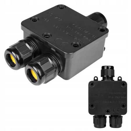 Hermetický konektor Box pro elektrické kabely 1/2 typ 2 IP68