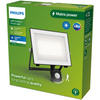 Reflektor LED 50W 5400lm 3000K IP65 se senzorem pohybu a soumraku Black Lois Philips