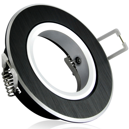 POHYBLIVÉ Stropní svítidlo EAST OPAL GOLDLUX (Polux) ALU ČERNÉ