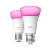 2x LED žárovka E27 A60 8,1W = 75W 1100lm 1800-20000K CCT + RGB SMART Smart Bluetooth ZigBee White and Color Ambiance Philips HUE