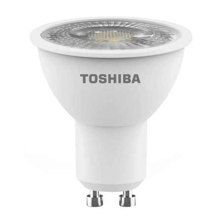 LED halogenová žárovka GU10 5.5W = 63W 450lm 6500K Studená bílá TOSHIBA Spotlight