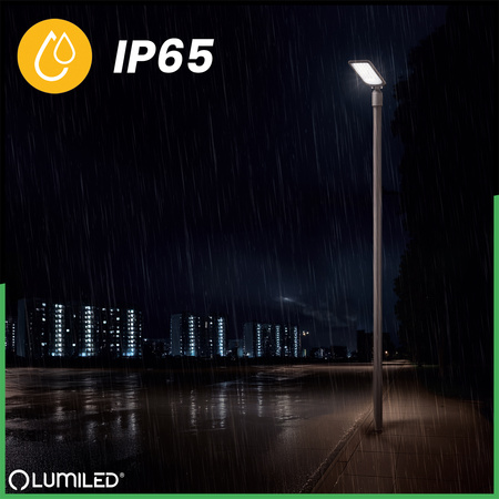 LED pouliční svítidlo LUXOS2 Průmyslové silniční svítidlo 100W 14000lm 4000K IP65 ALS LUMILED