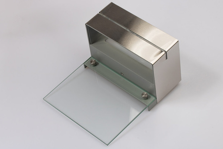 LED zahradní lampa Osvětlené domovní číslo DVEŘE Nástěnné svítidlo 6W IP54 Silver Volteno