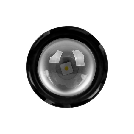 Dobíjecí LED taktická 600lm 10W ruční svítilna Výkonná ZOOM POWERBANK VA0179 VAYOX