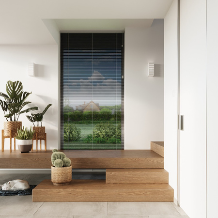 LED nástěnné svítidlo SAMIR E27 Nástěnné svítidlo Obdélníkové keramické bílé SOLLUX