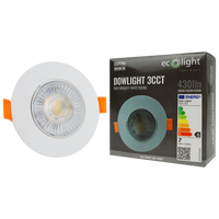 Vestavné LED svítidlo pro zapuštěnou montáž 3W / 5W / 7W CCT White Round DOWNLIGHT Ecolight
