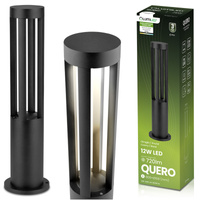 Venkovní zahradní lampa 12W, LED sloupek 60cm 4000K QUERO LUMILED
