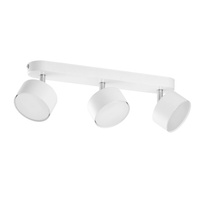 CLARK WHITE SURFACE SURFACE LIGHT Spot White Chrome Modern 3xGX53 3396 TK Lighting