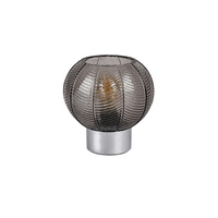 Stolní noční lampa Dekorativní E27 Chrom Moderní Monet Rabalux