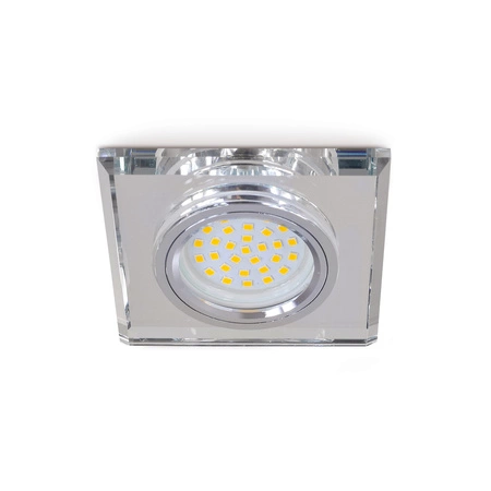 Halogenová zápustná bodová svítidla GU10 pro zapuštěnou montáž Transparent Square Kobi