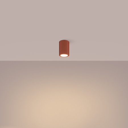 Bodové reflektorové stropní svítidlo Tuba GU10 Ochre Red Carbon Deep Space SL.1625 Sollux