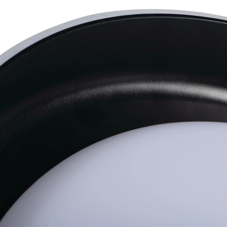 Plafond LED stropní panel Svítidlo pro povrchovou montáž 17,8W 1280lm 4000K Neutral 120° Round White Black Nifu Kanlux