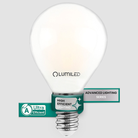 6x LED žárovka E14 kapka P45 2,2W 470lm = 40W 2700K teplá bílá 360° Filament energetická třída A LUMILED