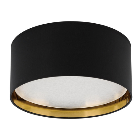 Stropní svítidlo Plafond Svítidlo Plafond BILBAO BLACK/GOLD Round Black/Gold 45cm 15W 4xE27 3376 TK Lighting