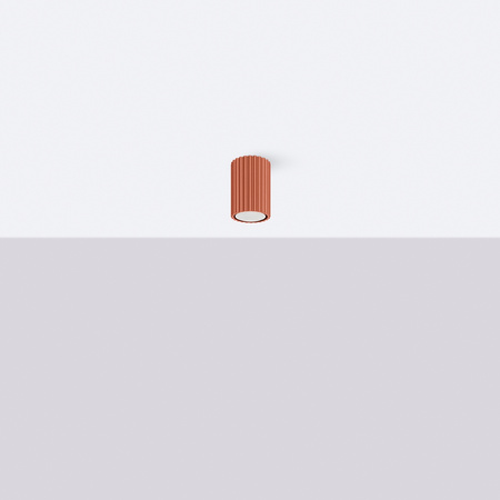 Bodové reflektorové stropní svítidlo Tuba GU10 Ochre Red Carbon Deep Space SL.1625 Sollux