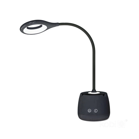 LED dobíjecí stolní lampa 5W 180lm černá Lusia LED2B Kobi