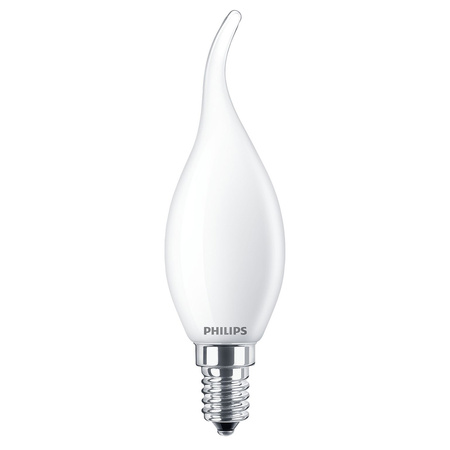 Žárovka LED Flame E14 BA35 2.2W = 25W 250lm 2700K Teplá bílá vlákno Mléčné PHILIPS