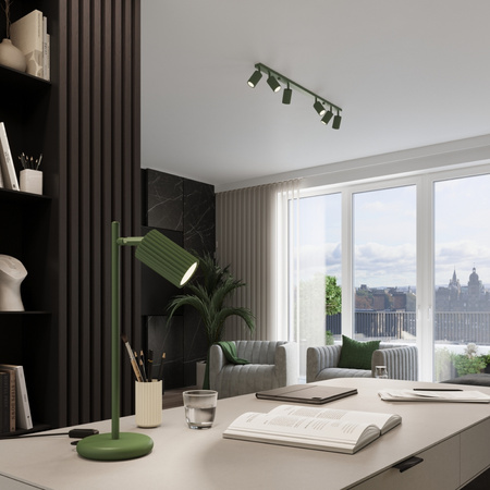 Stolní stojící lampa GU10 Olive Carbon Deep Space SL.1624 Sollux