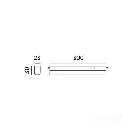 LED svítidlo pod nábytek 4W 400lm CCT White Kobi