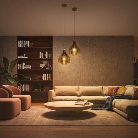 3PAK LED žárovka E27 A60 8W CCT PHILIPS HUE White & Ambiance Bluetooth Zigbee + Hue Bridge + stmívač