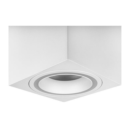 Halogenový reflektorový bodový reflektor GU10 Square White Masterled pro povrchovou montáž