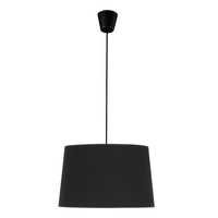 MAJA BLACK Závěsné stropní svítidlo Stínidlo černé Classic E27 1885 TK Lighting
